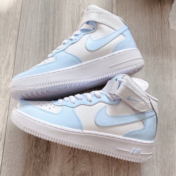 Nike Air Force 1 Blue Custom READY TO SHIP